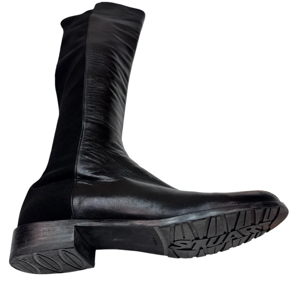 Stuart Weitzman Over the Knee Tall Black Boots 7